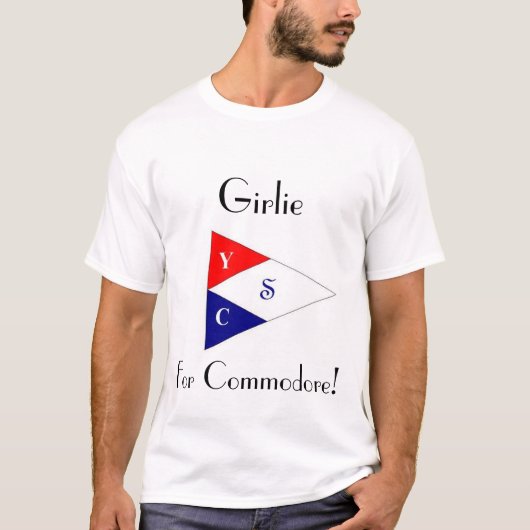 T-shirt Girlie pour le commodore (Devant)