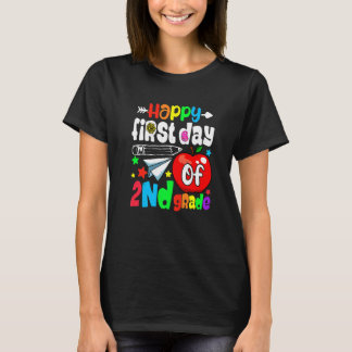 T-shirt Girls Boys Happy First Day Of Second Grade Teacher