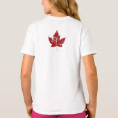 T-shirt Girls Canada Chemises souvenirs Cool Canad (Dos)