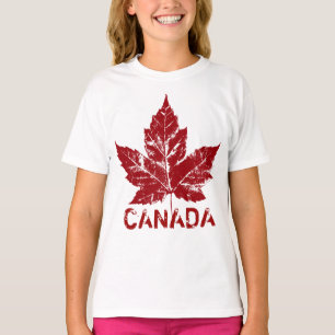 T-shirt Girls Canada Chemises souvenirs Cool Canad