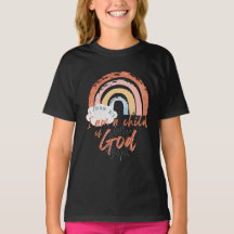 T-shirt Girls Child of God Arc en ciel