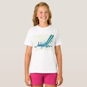 T-shirt Girls Cityscape (Devant entier)