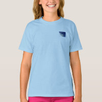 T-SHIRT GIRL'S CLOUD ECO DESIGN STYLE