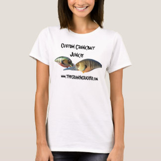 T-shirt Girl's crankbait junkie shirt