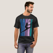 T-shirt Girls Dance Colors Dance Retro Coach Coaching (Devant entier)