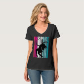 T-shirt Girls Dance Inspire Coach Dancer Retro Dancing (Devant entier)