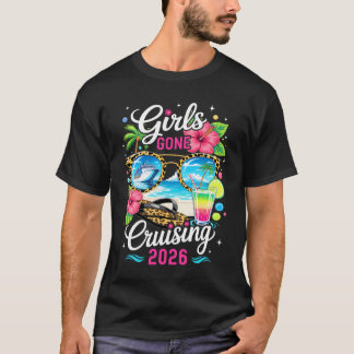 T-shirt Girls Gone Cruising 2026 Tropical Vacation Party T