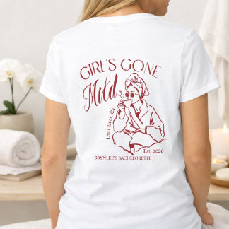 T-shirt Girls Gone Wild Bachelorette Shirt – Custom Bride 