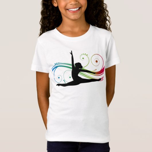 T-shirt Girls Gymnastique (Devant)
