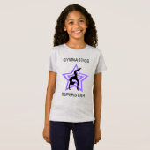 T-Shirt Girls Gymnastique Superstar Retour Walkover T-shir (Devant entier)