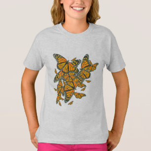T-shirt Girl's Monarch Butterfly Shirt - Got Milkweed?