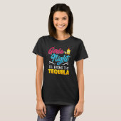 T-shirt Girls Night I'll bring the Tequila Spring Break (Devant entier)