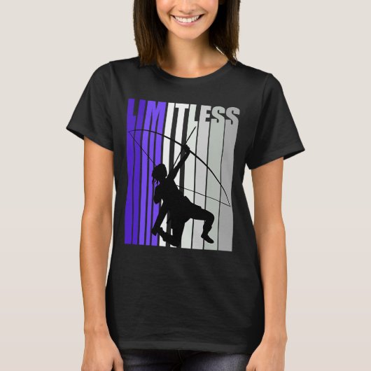 T-shirt Girls Purple Archery Anniversaire Retro Graphisme (Devant)