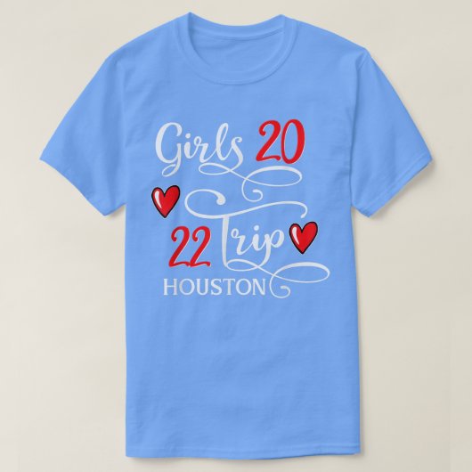 T-shirt Girls Trip 2022 Houston Texas Vacation Beach Group (Design devant)