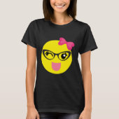 T-shirt Girly mignon d'Emoji (Devant)