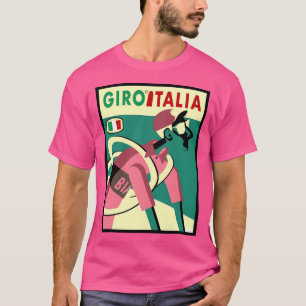 T-shirt Giro D Italia Course Abstraite de vélo lunaire P