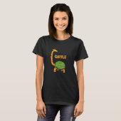 T-shirt Girtle - Giraffe Turtle Hybrid Mix Drôle Animal (Devant entier)
