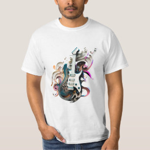 T-shirt gitar man's teeshirt