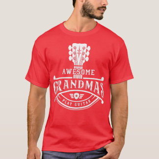 T-shirt GItarrist Musicien Grandmas fantastiques Jouer Gui