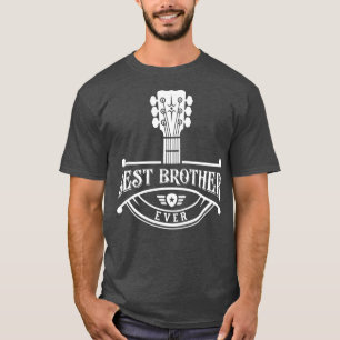 T-shirt GItarrist Musicien Meilleur Brother Cou Guitare Ev