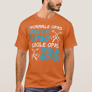 T-shirt Gitarristen Geschenk Opa Lustiges Gitarren Sprche
