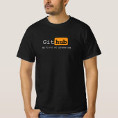 T-shirt GitHUB, noir (Devant)