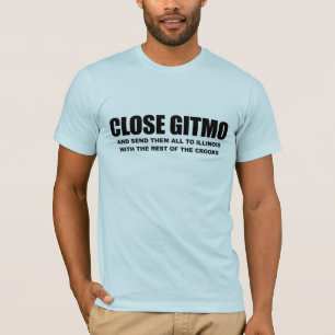 T-shirt Gitmo étroit et les envoient à l'Illinois