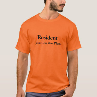 T-shirt Gitmo résident sur la Platte - customisée