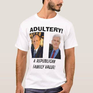 T-shirt giuliani, une valeur familiale républicaine ! ,