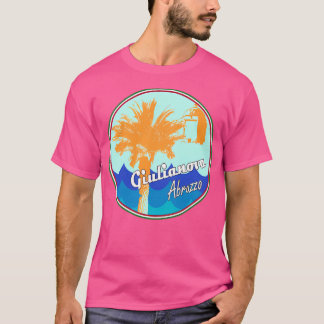 T-shirt Giulianova Abruzzo Italie avec des vagues