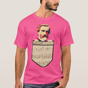 T-shirt Giuseppe Verdi Compositeur De Musique Classique Ré