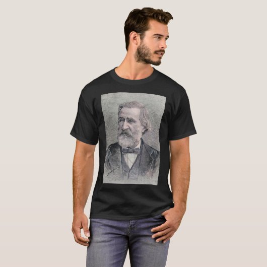 T-shirt Giuseppe Verdi - Compositeur d'opéra (Devant entier)