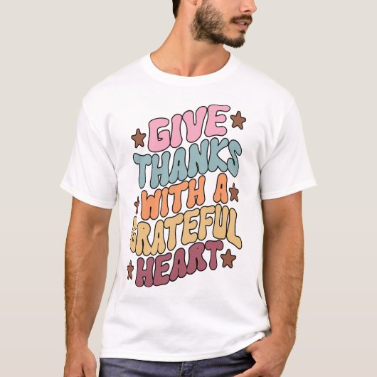T-shirt Give Thanks (Devant)