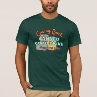 T-shirt 'Giving Back Canned Good Drive 2025 editie