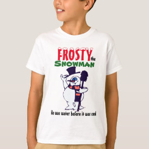 T-shirt Givré le bonhomme de neige badine la chemise