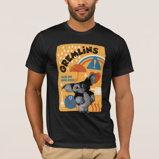 T-shirt Gizmo | Il Y A Trois Règles (Devant)