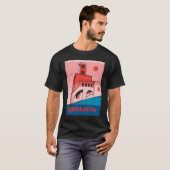 T-shirt Gjirokastra Albania City Skyline Silhouette Outlin (Devant entier)