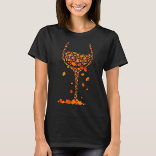 T-shirt Gl De Vin Feuille D'Érable Automne Automne Automne