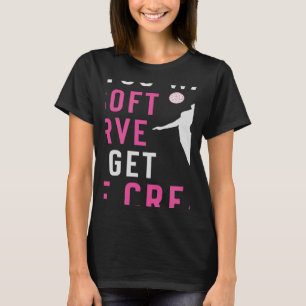 T-shirt Glace à Servir Douce Volleyball Hommes Femmes Enfa