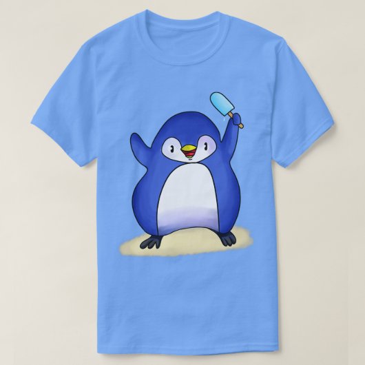 T-shirt Glace au Manchot (Design devant)