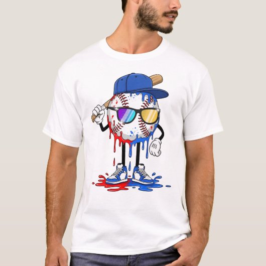 T-shirt Glace Baseball Drip (Devant)