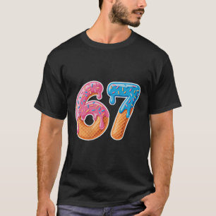 T-shirt Glace Coulante Six Sept 6 7 Mème 67