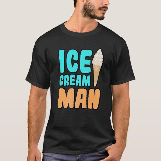 T-shirt Glace Cream Man (Devant)