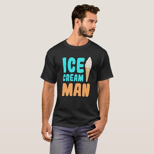 T-shirt Glace Cream Man (Devant entier)