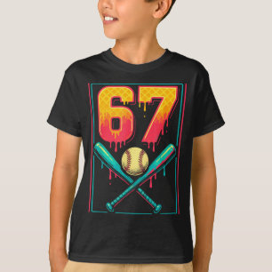 T-shirt Glace Crème Dégoulinant Baseball Truc 67 Mème Gen
