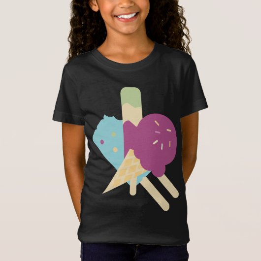 T-Shirt Glace d'anniversaire (Devant)