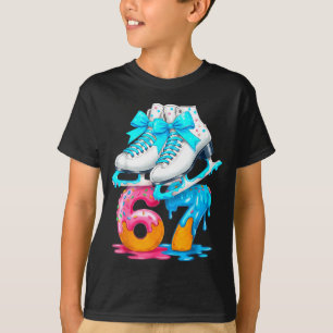 T-shirt Glace de patinage qui coule numéro 67 Joueur 67e a