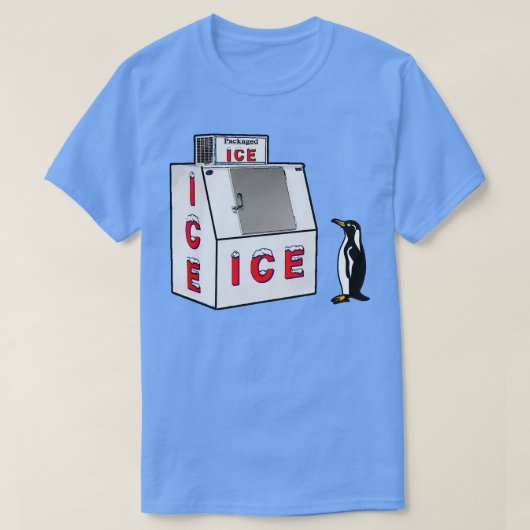 T-shirt Glace de pingouin (Design devant)