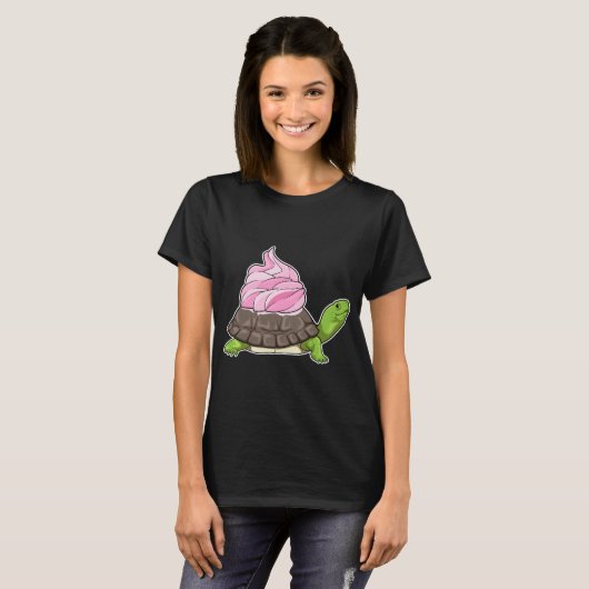 T-shirt Glace de tortue (Devant entier)