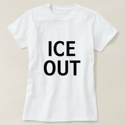 T-shirt Glace dehors (Design devant)